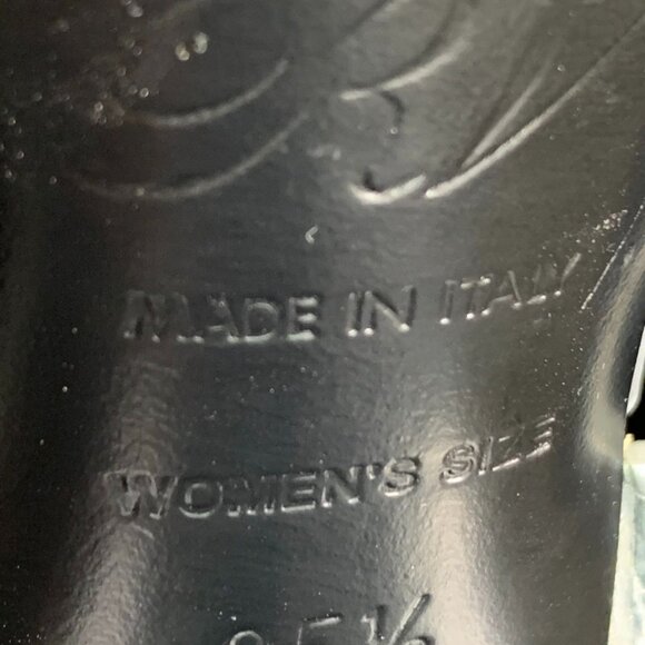 Roger Vivier Silver Leather Platform High Heels With Square Buckle Design Made I - Picture 9 of 9